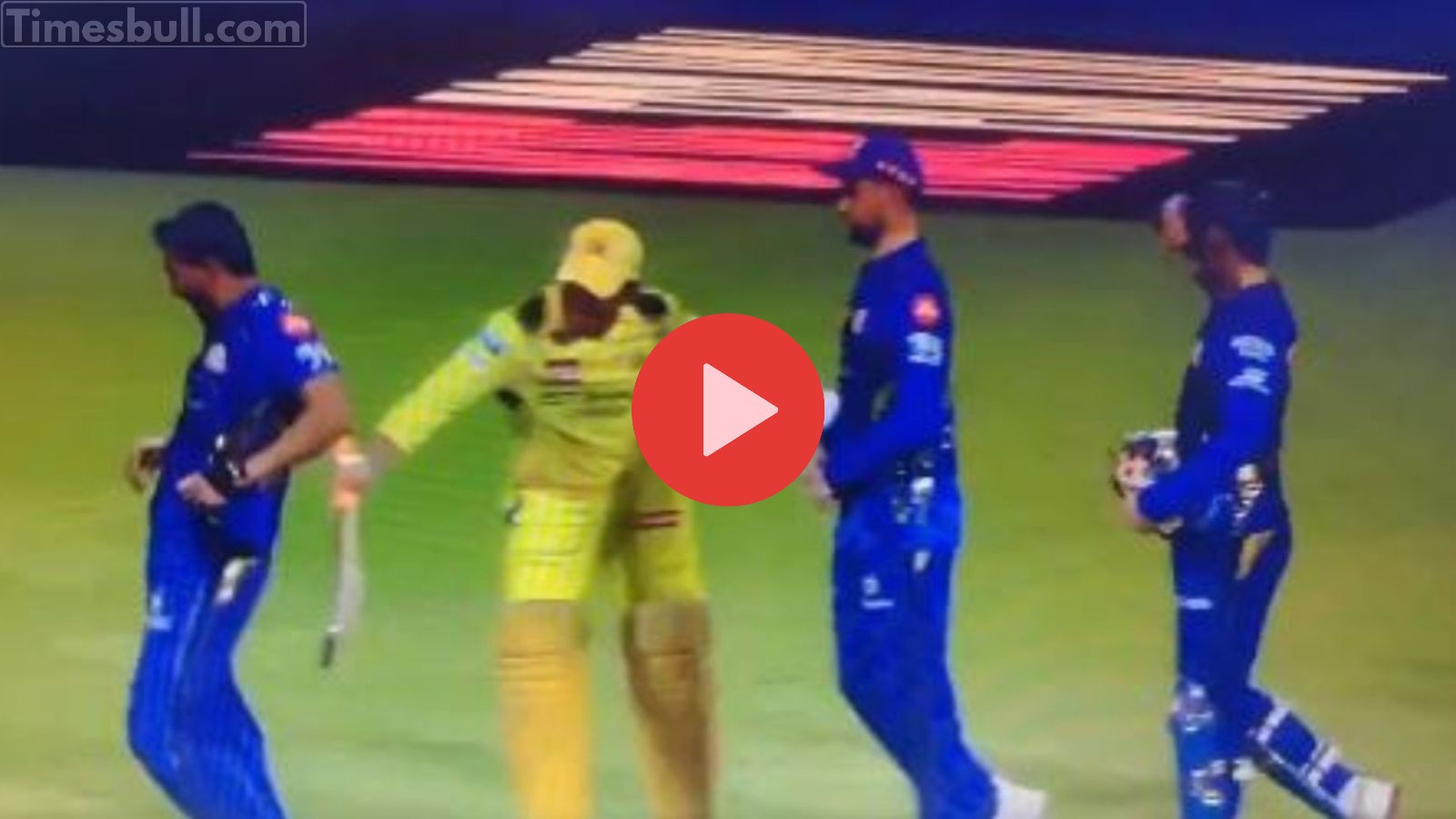 Watch: MS Dhoni hit