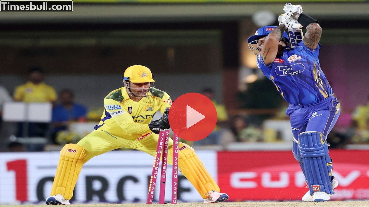 Watch: MS Dhoni lightning