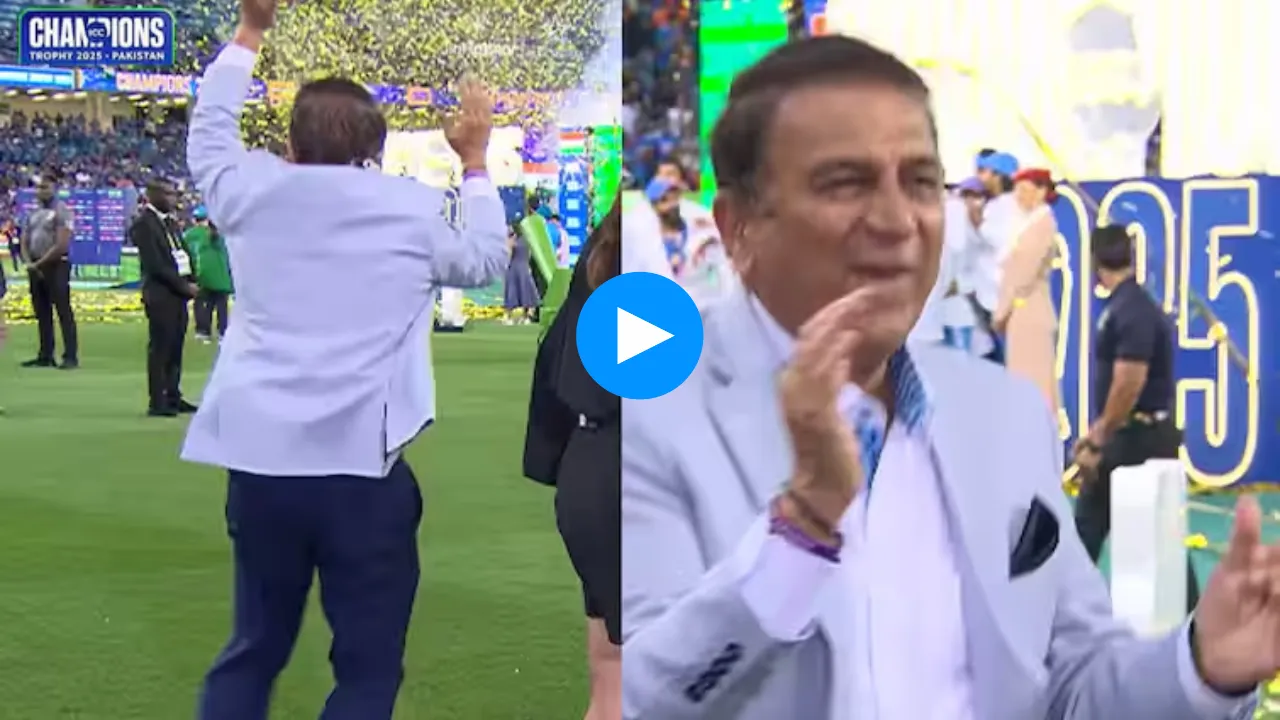 Watch: 75-Year-Old Sunil Gavaskar